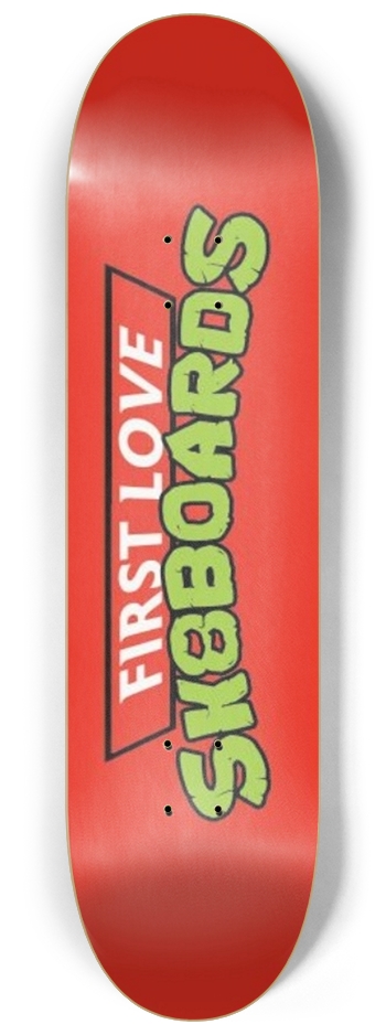 Red Power 8.25 8-1/4 Skateboard Deck