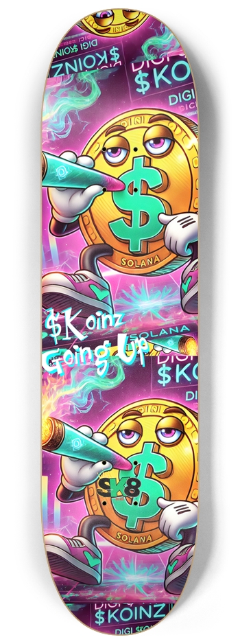 Koinz Collab Custom Skateboard