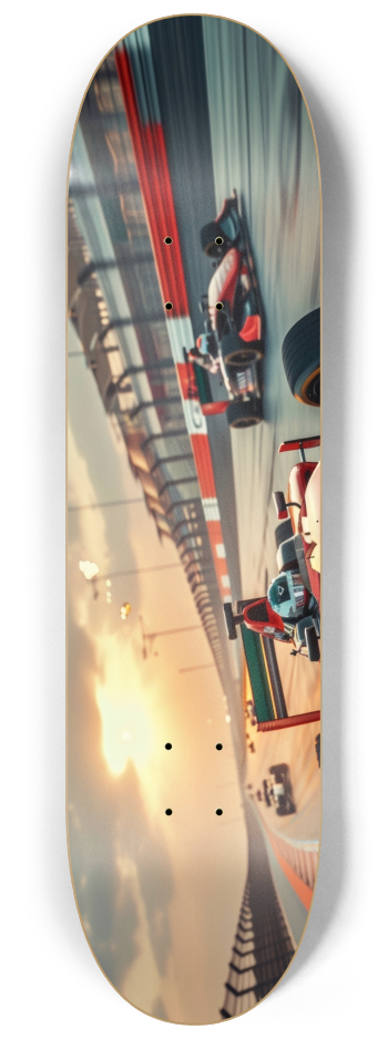 Formula One Race Car Skateboard Two Deck Series #1