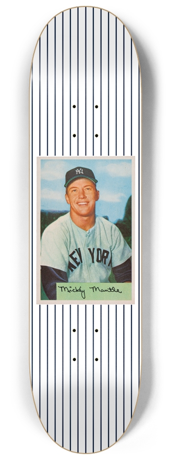 Mickey Mantle Skateboard 1954 Bowman Baseball Card