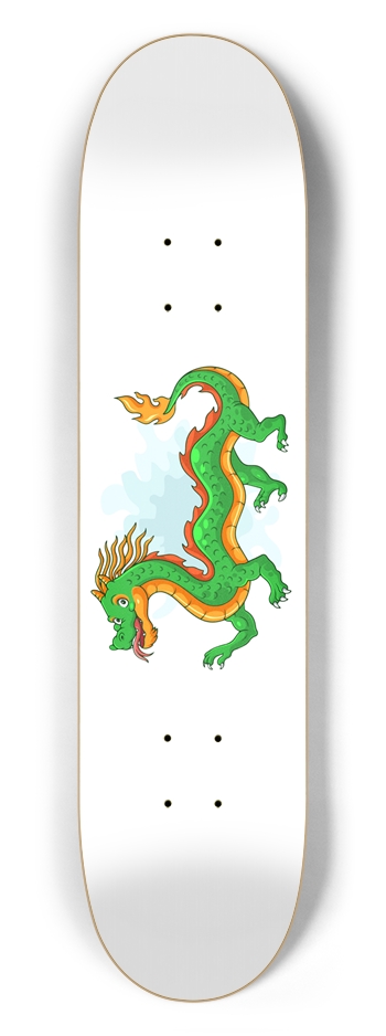 Custom Skateboard Dragon 7-1/2 Skateboard Deck