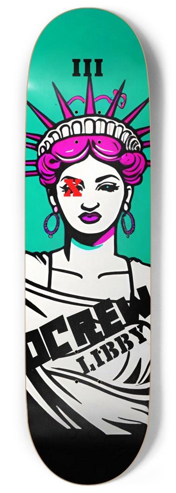 DCREW LADY LIBBY PUNK DECK 03 9 Inch Skateboard