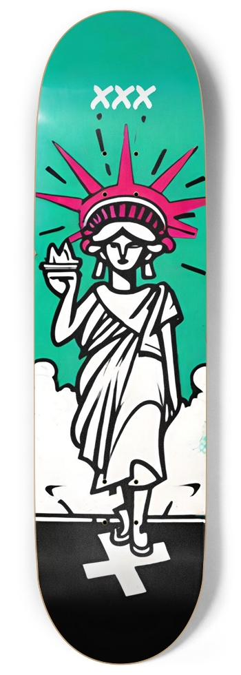 DCREW LADY LIBBY PUNK DECK 02 9 Inch Skateboard