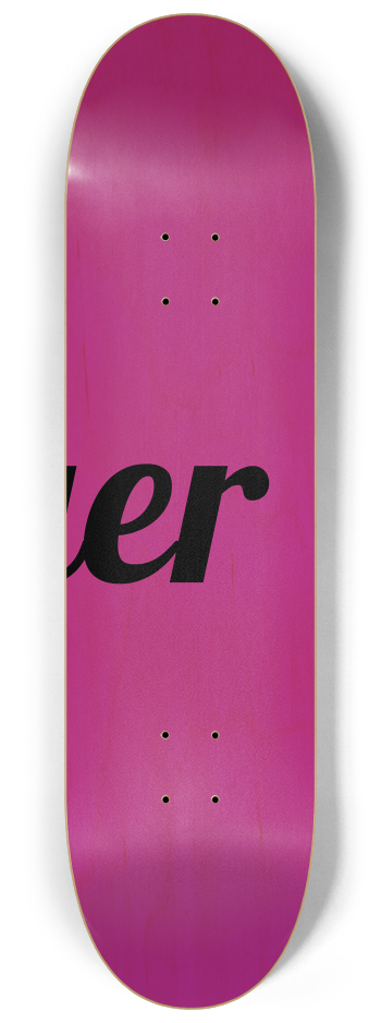 Skateboard Wall Art Series - Banger #3 8-1/4 Skateboard Deck