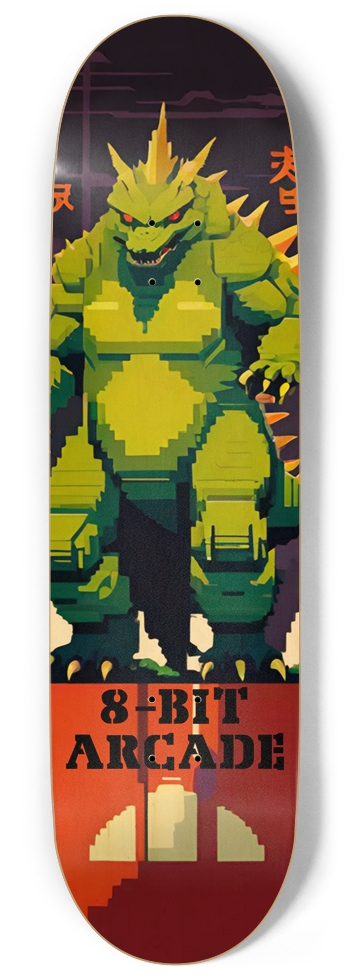 Godzilla 8-Bit Arcade Deck 03 9 Inch Skateboard