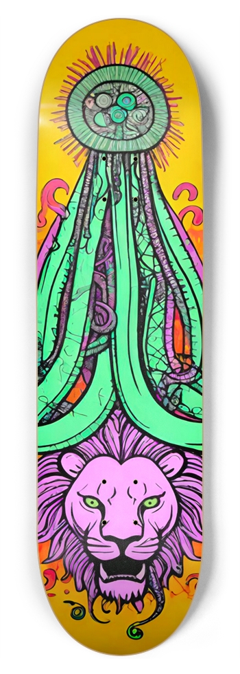 ABOMINATION LION TENTACLES STREET DECK 01 8-3/4 Inch Skateboard