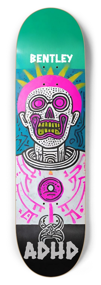 ADHD - NOSH HYBRID TERROR PUNK DECK 01 8-3/4 Inch Skateboard