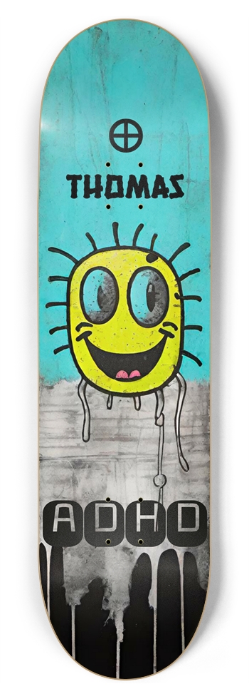 ADHD BEAMER BOY PUNK DECK 01 8-3/4 Inch Skateboard