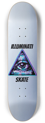 ILLUMINATI skate branded decks