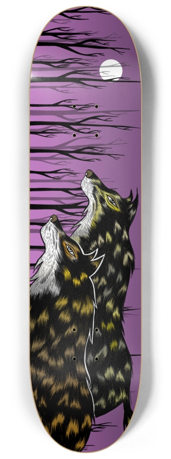 The Hunt (purple) 8-1/4 Skateboard Deck