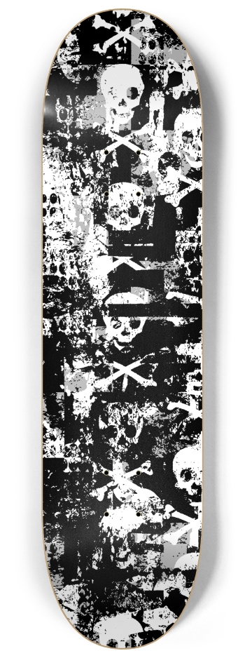 Splatter Grunge 8-1/4 Skateboard Deck