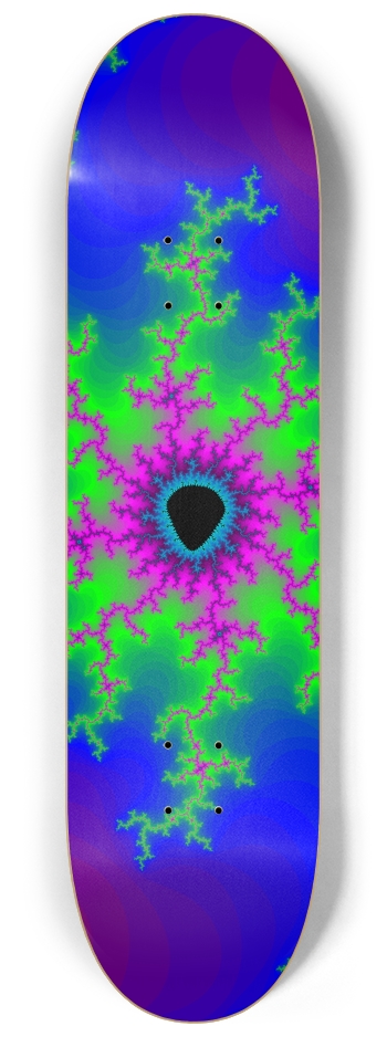 Abstract / Psychedelic Fractal Pattern 8-1/4 Skateboard Deck