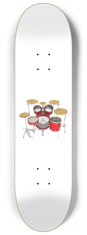 Red Drum Kit 8-1/4 Skateboard Deck