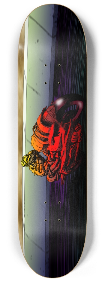 cyborg biker 8-1/4 Skateboard Deck