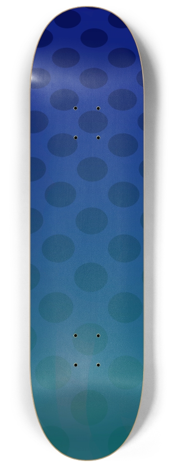 Blue Dots 8-1/4 Skateboard Deck