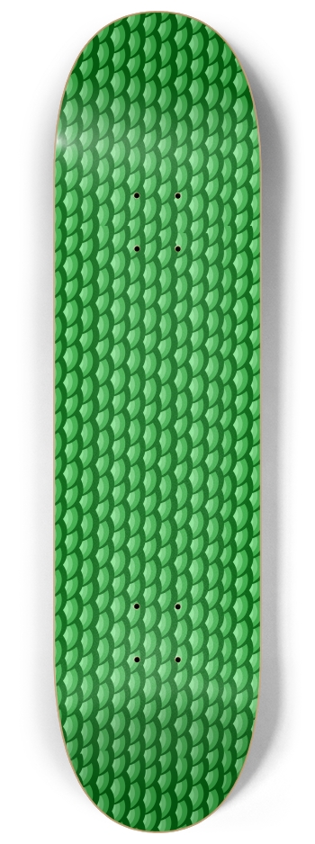 Green Scales 8-1/4 Skateboard Deck