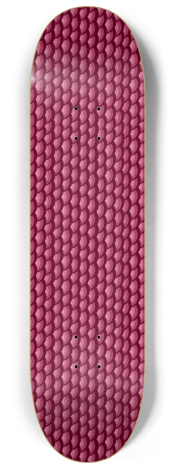 Pink Scales 8-1/4 Skateboard Deck