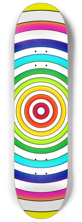 Color Circles 8-1/4 Skateboard Deck