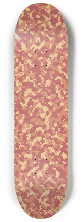 Red Camo 8-1/4 Skateboard Deck