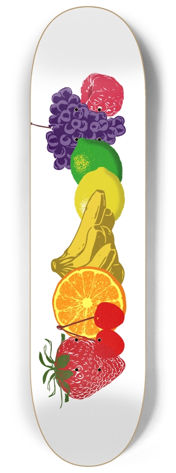 Fruity Fruit! 8-1/4 Skateboard Deck