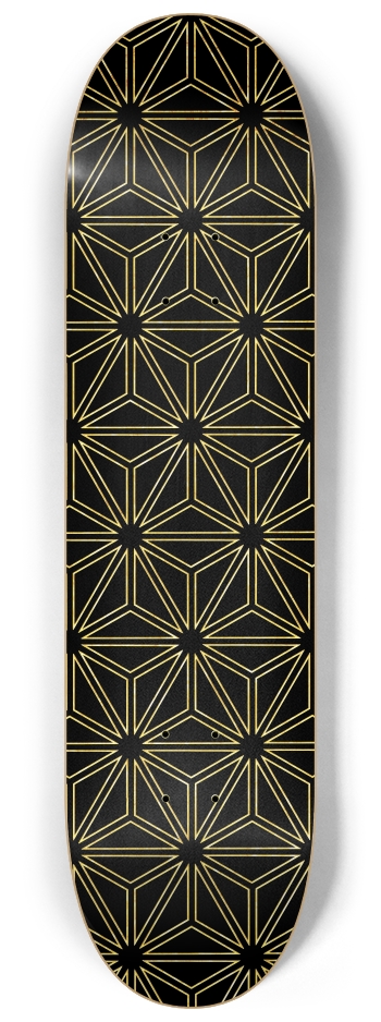 Diamonds N Gold 8-1/4 Skateboard Deck