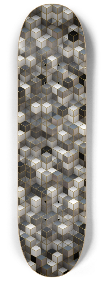 Cubical 8-1/4 Skateboard Deck