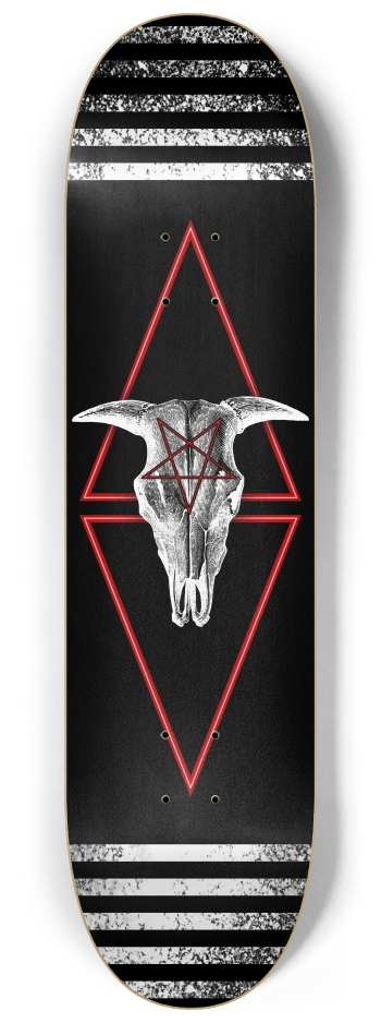 Skull 8-1/4 Skateboard Deck