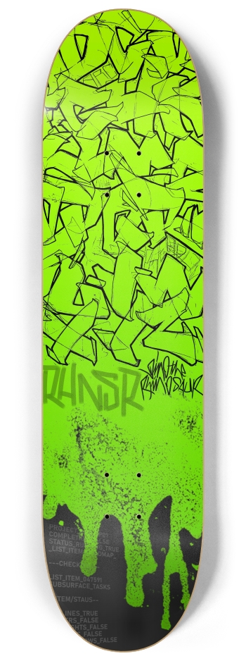 DAY 416 3. rhinosaurarts 8-1/4 Skateboard Deck