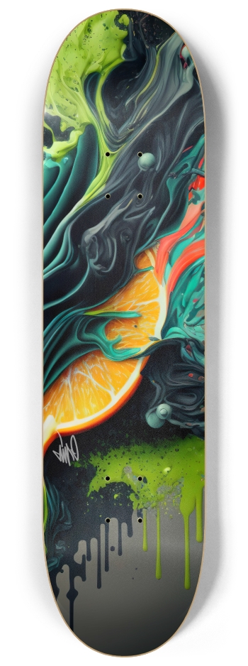 A fruits dream dream 1 . www.rhinosaurarts.com 8-1/4 Skateboard Deck