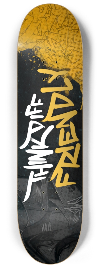 Think diffFRIENDLY 8-1/4 Skateboard Deck