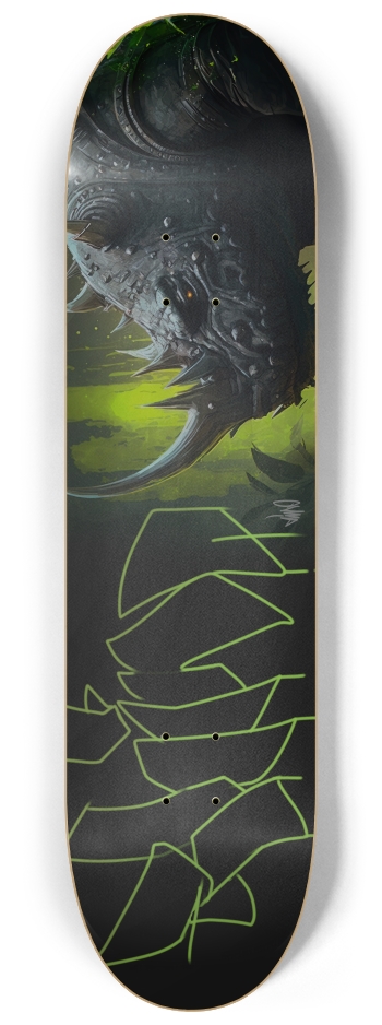 RHINO and a Rhino 8-1/4 Skateboard Deck