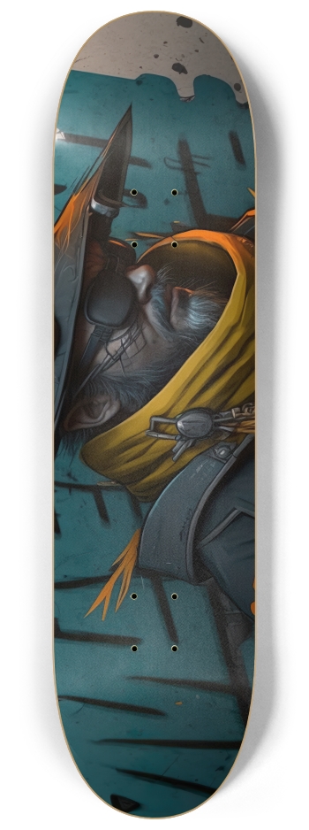 Blue tweets 8-1/4 Skateboard Deck