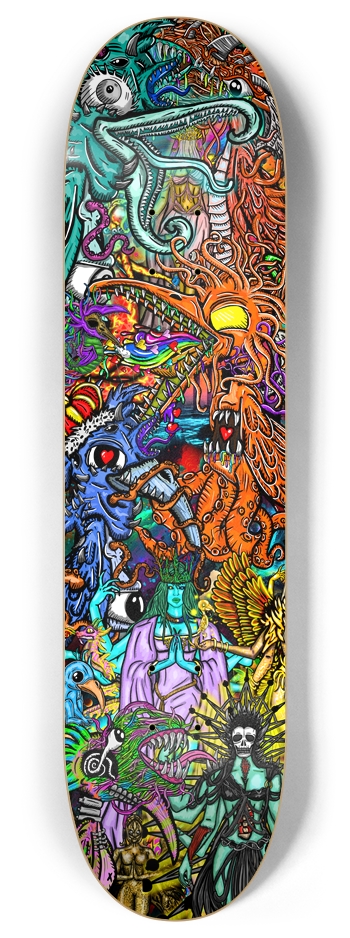 The Flock  8 Inch Skateboard Deck