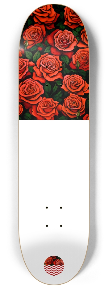 Roses 8-1/4 Skateboard Deck