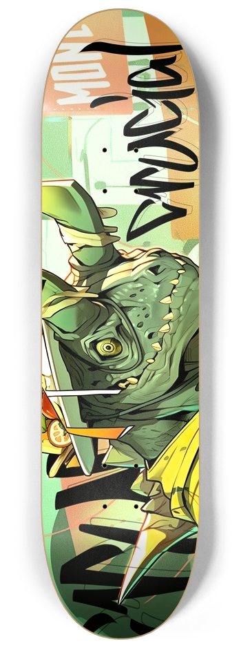 Crucuialsaur 8-1/4 Skateboard Deck