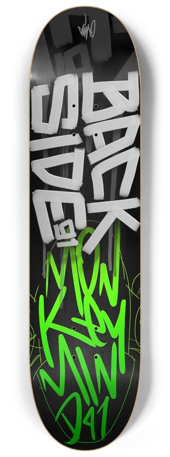 BS91 MonkeyMind 8-1/4 Skateboard Deck