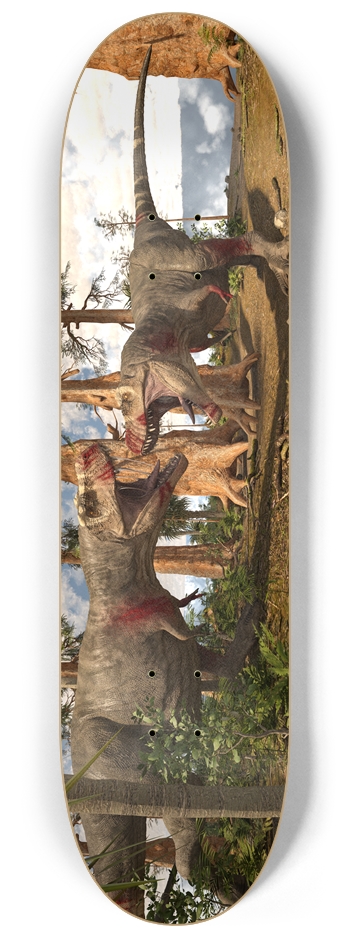 Tyrannosaurus Rex's Fighting 8-1/4 Skateboard Deck