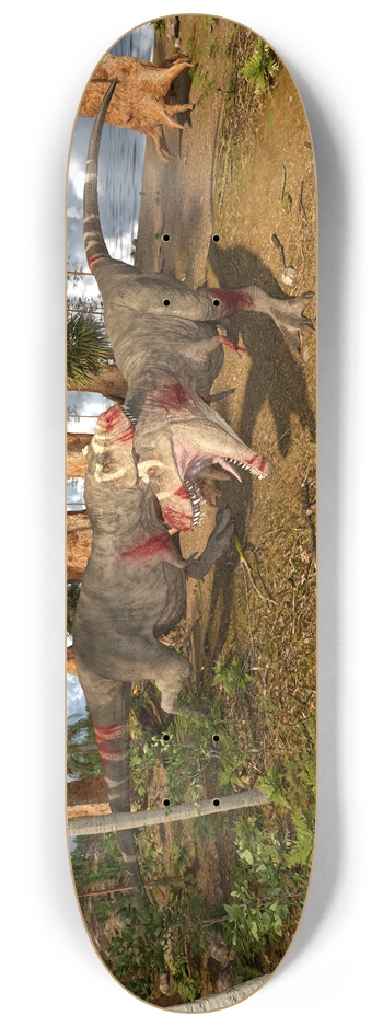 Tyrannosaurus Rex's Fighting 8-1/4 Skateboard Deck