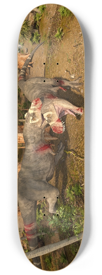 Tyrannosaurus Rex's Fighting 8-1/4 Skateboard Deck